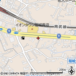 黒田建材店　稲城支店周辺の地図