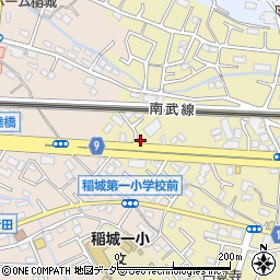 東京都稲城市矢野口967周辺の地図