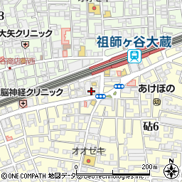 きらぼし銀行祖師谷支店 ＡＴＭ周辺の地図