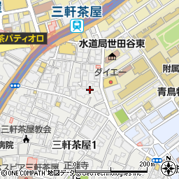 東京都世田谷区三軒茶屋1丁目35周辺の地図