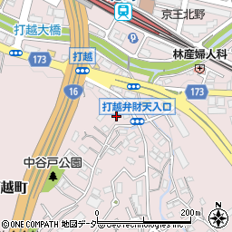 東京都八王子市打越町1172周辺の地図