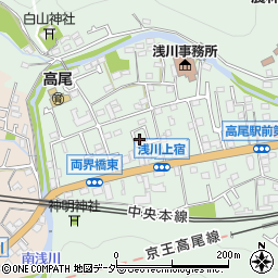 東京都八王子市高尾町1703周辺の地図