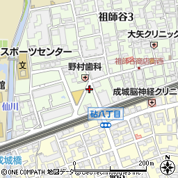 読売センター成城周辺の地図