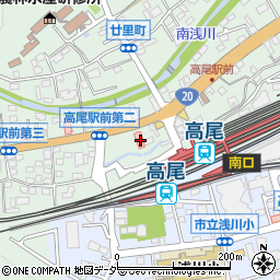 東京都八王子市高尾町1580周辺の地図