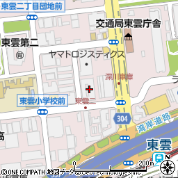 東雲芳香苑高齢者在宅サービスセンター周辺の地図