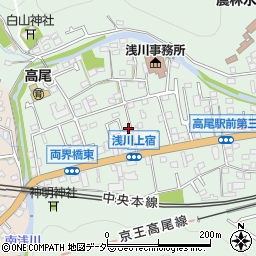 東京都八王子市高尾町1677周辺の地図