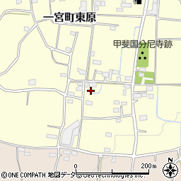 山梨県笛吹市一宮町東原737周辺の地図