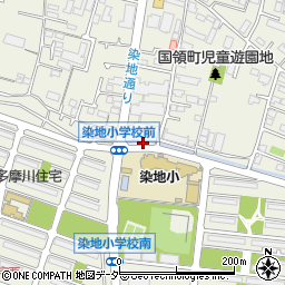 東京都調布市国領町7丁目25周辺の地図