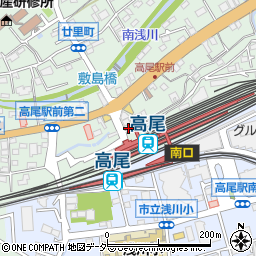 東京都八王子市高尾町1200周辺の地図