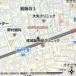 東京都世田谷区祖師谷3丁目6-16周辺の地図