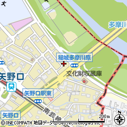 東京都稲城市矢野口3750-127周辺の地図