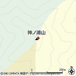 神ノ浦山周辺の地図