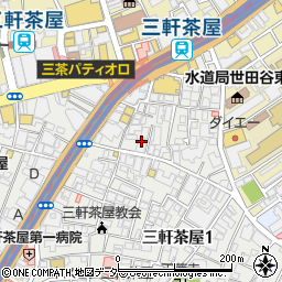 オムニ食堂 三軒茶屋店周辺の地図