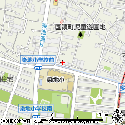 東京都調布市国領町7丁目38周辺の地図