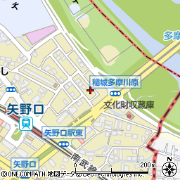 東京都稲城市矢野口3750-38周辺の地図