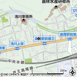 東京都八王子市高尾町1640周辺の地図