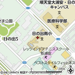 浦安市立日の出南小学校周辺の地図