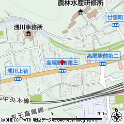 東京都八王子市高尾町1635周辺の地図