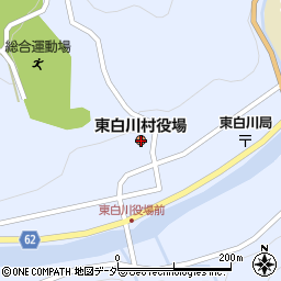 東白川村役場周辺の地図