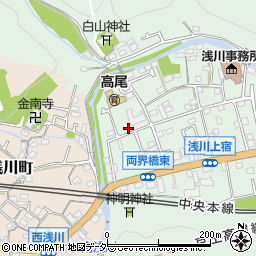 東京都八王子市高尾町1744周辺の地図