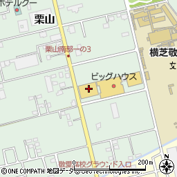 シルク横芝店周辺の地図