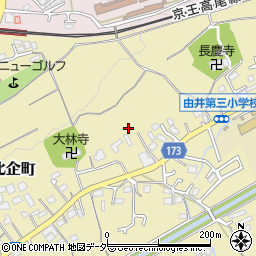 東京都八王子市小比企町1348周辺の地図