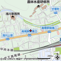 東京都八王子市高尾町1632周辺の地図