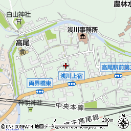 東京都八王子市高尾町1694周辺の地図