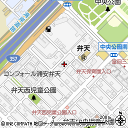 千葉県浦安市弁天1丁目5周辺の地図