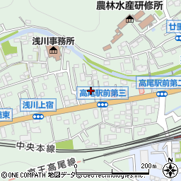 東京都八王子市高尾町1639周辺の地図