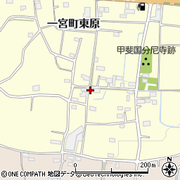 山梨県笛吹市一宮町東原706周辺の地図