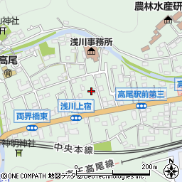 東京都八王子市高尾町1658周辺の地図