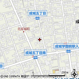 サザン成城周辺の地図