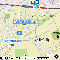 東京都八王子市小比企町551周辺の地図