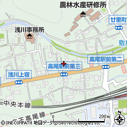 東京都八王子市高尾町1634周辺の地図