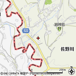 神奈川県相模原市緑区佐野川2500-1周辺の地図