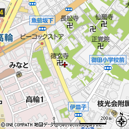 長谷川弓具店周辺の地図