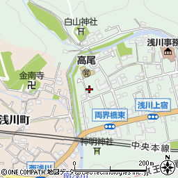 東京都八王子市高尾町1745周辺の地図