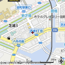 スマイル薬局　田町店周辺の地図