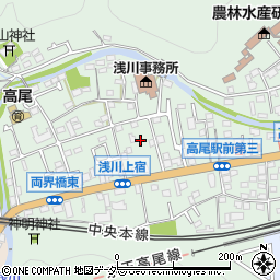 東京都八王子市高尾町1668周辺の地図