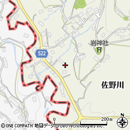 神奈川県相模原市緑区佐野川2497周辺の地図