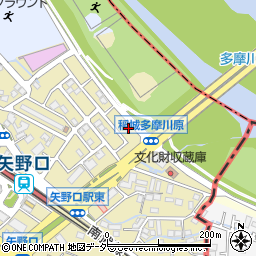 東京都稲城市矢野口3750-35周辺の地図