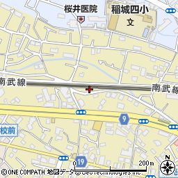 矢野口宿三谷児童公園周辺の地図