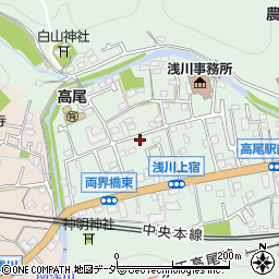 東京都八王子市高尾町1708周辺の地図
