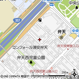 千葉県浦安市弁天1丁目22-47周辺の地図