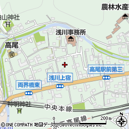 東京都八王子市高尾町1671周辺の地図