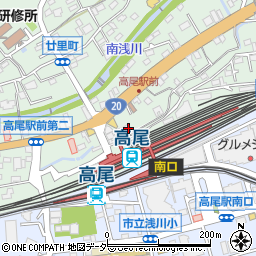 東京都八王子市高尾町1586周辺の地図