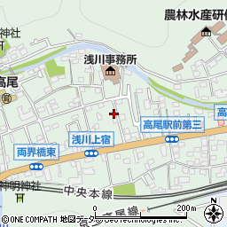 東京都八王子市高尾町1659周辺の地図