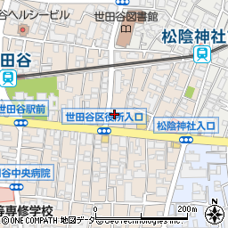 ＺＥＳＴＹ松陰神社２周辺の地図