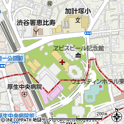 東京都渋谷区恵比寿4丁目20-7周辺の地図